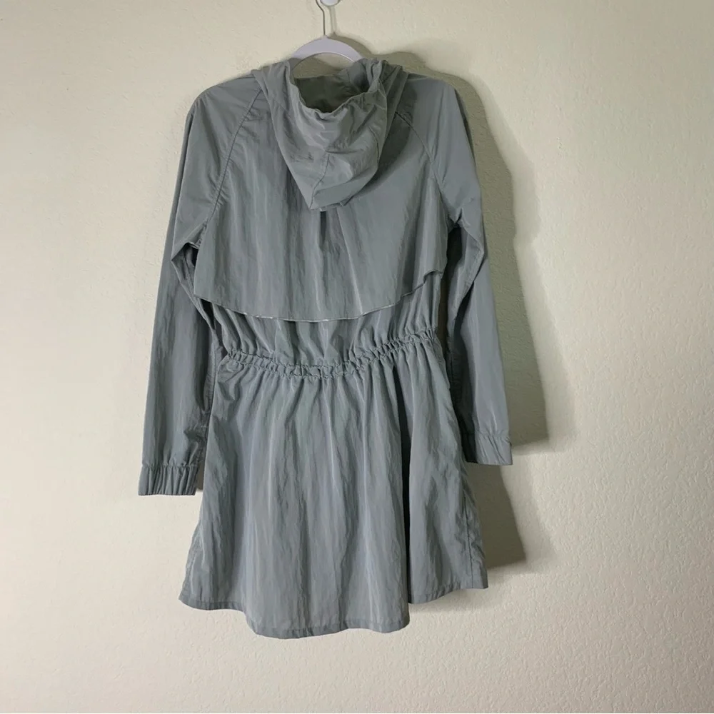 Lululemon womens gray pack & glyde full zip hooded jacket 4
